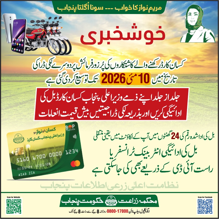 CM Punjab Kisaan Card
