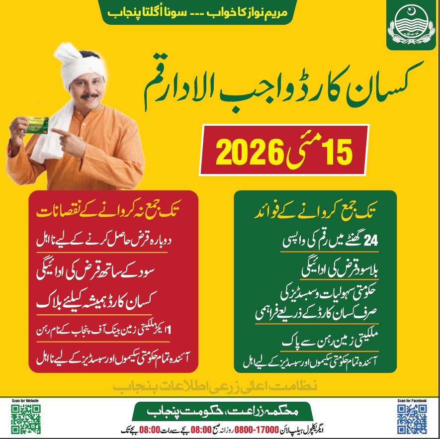 CM Punjab Kisaan Card